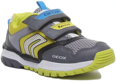 Produktbild von Geox J Tuono 2 K der 2 Riemen Haken Und Schleife Schuhe Grau Kalk – undefined / Grau