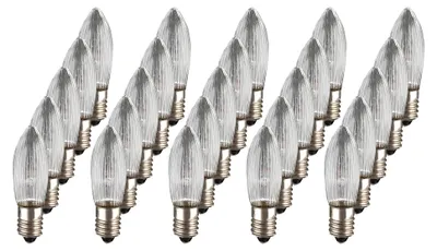 Produktbild von Ersatzkerzen 34V 3W, 25Stk Riffelkerzen E10, für 7 Brennstellen innen 919110