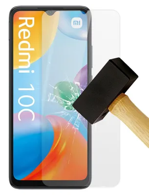 Image de 1001Coques - Film verre trempé de protection compatible avec Xiaomi Redmi 10C - Anti-rayures écran