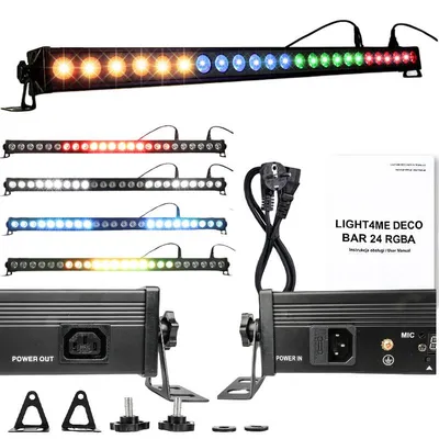 Produktbild von LIGHT4ME DECO BAR 24 RGBA LED-Lichtleiste Bühnenbeleuchtung