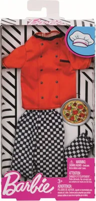 Produktbild von Mattel FXJ50 - Barbie Fashions Ken Karriere Mode Pizzabäcker