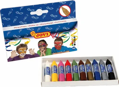 Produktbild von Jovi Schminkstifte 10er Schachtel, farbig sortiert