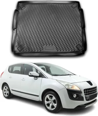 Immagine prodotto di Tappetino per bagagliaio Vaschetta per Peugeot 3008 2009-2016 Gomma superiore TPE
