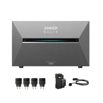 Produktbild von Balkonkraftwerk Speicher, Anker SOLIX Solarbank 3 E2700 Pro 2688Wh inkl. Anker Smarten Zähler und Smart Plugs für Balkonkraftwerk
