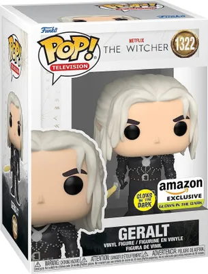 Produktbild von The Witcher - Geralt 1322  Amazon Exclusive Glows - Funko Pop! Vinyl Figur
