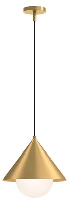 Image de Elstead Remyck suspension E27 or brossé or brossé