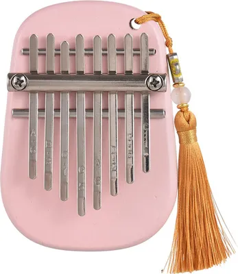 Zdjęcie produktu dla Kalimba mini pianino kciukowe, 8 klawiszy, przenośny instrument muzyczny z młoteczkiem do strojenia, prezent dla dorosłych, początkujących, ciekawe wycieczki imprezowe