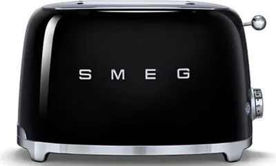 Produktbild von SMEG TSF01BLEU 2-Schlitz-Toaster Schwarz 50`s Style