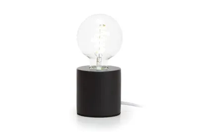 Produktbild von Dekorativer Lampenfu - Schwarz - Zylinderform - E27