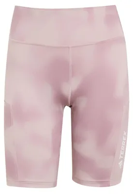 Productafbeelding van adidas dames Terrex Multi 8-inch bedrukte sportshorts, kleur: Magic Mauve/Dual Lilac, maat: XS