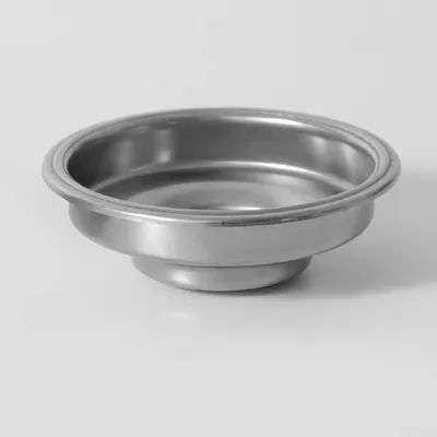 Productafbeelding van Koffiefilterhouder - 58 mm diameter - voor 1 kopje - roestvrij staal - vervangingsonderdeel voor filterhouder voor espressomachine