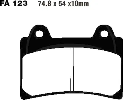 Produktbild von Bremsbeläge Vorderrad für Yamaha TZR 250 Baujahr 1987-1990 Bremsklotz von EBC - Neu