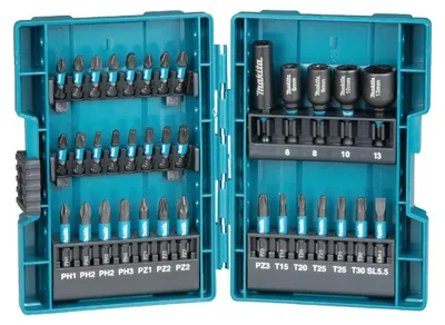 Obrázek produktu pro Sada 35 kusů bitů s magnetickým hrotem pro rázové šroubováky