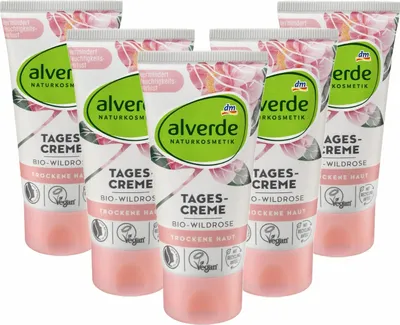 Produktbild von 5 x alverde Naturkosmetik - Bio-Wildrose Tagescreme (5 x 50 ml)