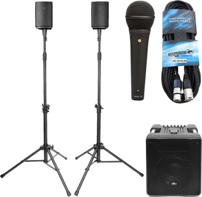 Obrázek produktu pro PA systém Vyrve Audio MIZAR s mikrofonem a kabelem