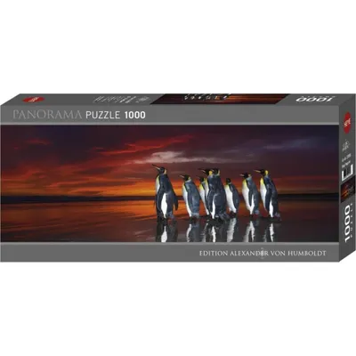 Zdjęcie produktu dla Heye Puzzle King Penguins, 1000 szt., Animals