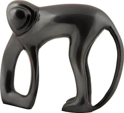 Produktbild von Present Time - Ornament Monkey - Grau - 17x5x15cm