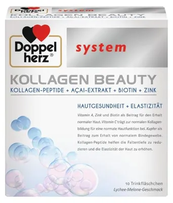 Immagine prodotto di Bottiglie da bere del sistema di bellezza del collagene del doppio cuore 10 capsule