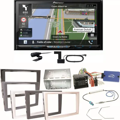 Produktbild von Pioneer AVIC-Z830DAB DAB+ MP3 Einbauset für Opel Astra H Corsa D Zafira B Antara