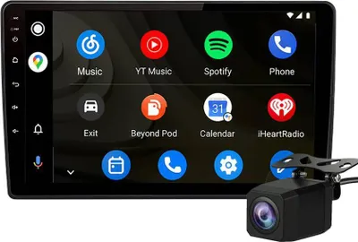 Produktbild von Android Autoradio 10 Zoll 128GB für Skoda Fabia (2007–2014) mit CarPlay & Android Auto Navigation & Bluetooth