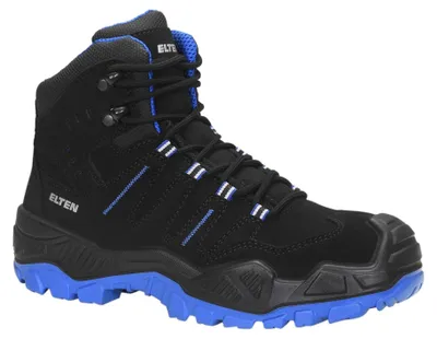 Produktbild von ELTEN QUENTIN black-blue Mid ESD S3S, Sicherheitsschuhe für Herren, leicht, Stah