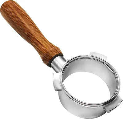 Obrázek produktu pro 54mm nerezový kávovar Držák filtru bez dna Držák sítka Větev Dřevěná rukojeť Profesionální příslušenství ke kávě Kompatibilní s kávovary Breville řady 8