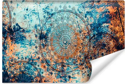 Produktbild von Muralo Selbstklebende Fototapete buntes MANDALA Abstraktion Wandtapete 270 cm x 180 cm