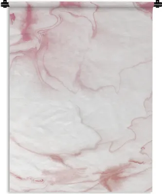 Produktbild von MuchoWow® Wandteppich Wandbehang Marmor - Rot - Linie 120x160 cm Tapisserie Dekoration Wandtuch - Wohnzimmer - Moderne
