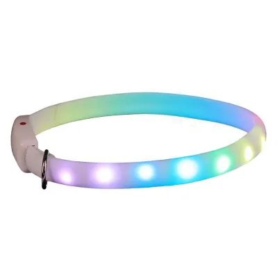 Produktbild von LED-Hundehalsband, leuchtendes Hundehalsband, LED-Haustierhalsband, im Dunkeln leuchtendes Hundehalsband, Hundesicherheitshalsband, Hundesicherheitshalsband