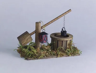 Produktbild von Ziehbrunnen für Puppenhaus, Hobby- und Modellbau