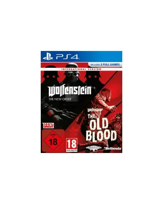 Produktbild von Wolfenstein Double Pack PS-4 UNCUT New Order + Old Blood internat. Version