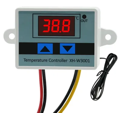 Productafbeelding van Thermostaat digitale temperatuurregelaar - 120 W - -50 tot 110 °C - Zwart