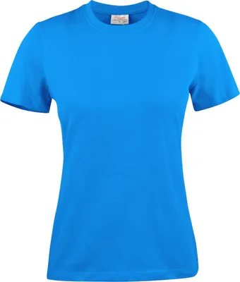 Produktbild von Damen T-Shirt aus 100% Baumwolle, 140 g/m², mit verstärkten Schulter- und Nackennähten