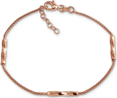 Produktbild von SilberDream Damen-Armband Spirale 925 Silber allergenfrei 18-21cm rose SDA1168E