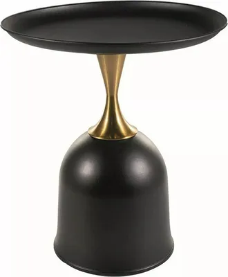 Produktbild von Couchtisch Libra Wohnzimmertisch 51x51x61cm schwarz matt