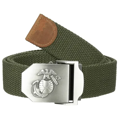 Productafbeelding van USMC riem, olijfgroen, ongeveer 4 cm breed