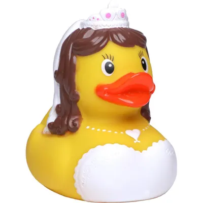 Produktbild von Schnabels® Badeente Braut, Quitscheente, originelles Geschenk Hochzeit,