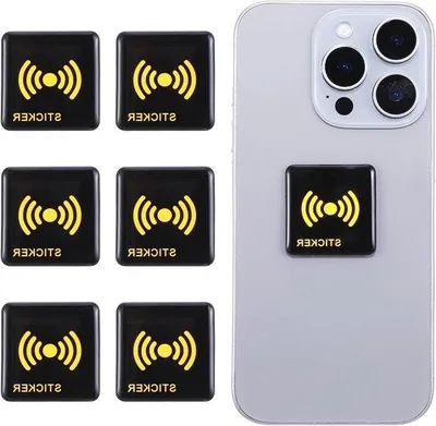 Produktbild von Set aus 6 Strahlungsschutzstiften für Smartphones und Notebooks