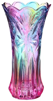 Obrázok produktu pre Omgoods – Dekoratívna váza z krištáľového skla na kvety, 24 cm