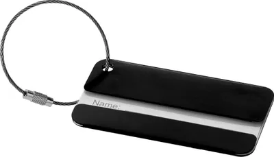 Immagine prodotto di Etichetta per bagagli Discovery PF1166 (8 x 4 x 0,2 cm) (nero)