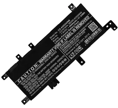 Produktbild von Akku für Asus X542UN-DM313T Li-Pol 7,6 Volt 4900 mAh schwarz