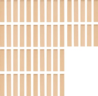 Immagine prodotto di Stoppini in legno con incisione - Foglie 100 x 20 x 1 mm, 50 pezzi