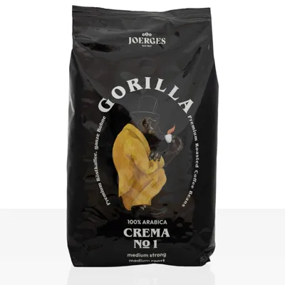 Produktbild von Gorilla Crema No. 1 Kaffee 12 x 1kg Kaffeebohnen