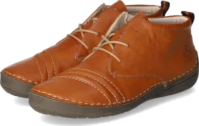 Zdjęcie produktu dla Rieker damskie buty za kostkę sznurowane buty ozdobne szwy podeszwa skorupa 52532, rozmiar:42 EU, kolor:Brązowy