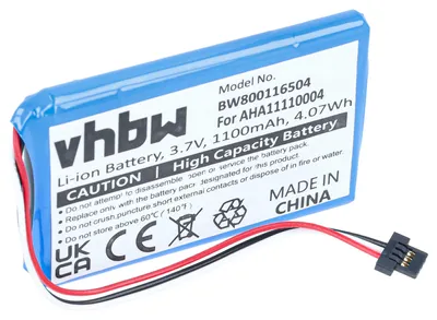 Produktbild von vhbw Akku kompatibel mit TomTom Go 520 WIFI, 510, 4FA50, 520 GPS Navigation Navi (1100 mAh, 3,7 V, Li-Ion)