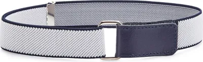 Produktbild von Ladeheid Kinder Gürtel Elastik-Gürtel 1-12 Jahre 34-90 cm P15 (Grau/Dunkelblau, 5-12 Jahre)