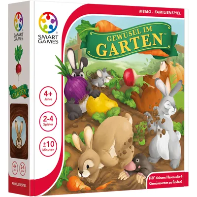 Immagine prodotto di Smart Games Gewusel im Garten, puzzle game, gioco di logica, gioco da tavolo, gioco per bambini, SGM 510 IT