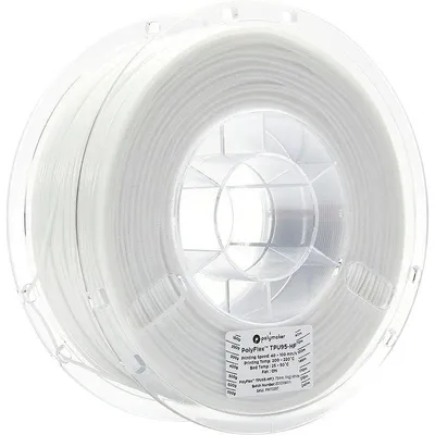 Obrázek produktu pro Polymaker PolyFlex TPU95-HF Barva: White, Průměr: 2,85 mm, Hmotnost: 1 kg