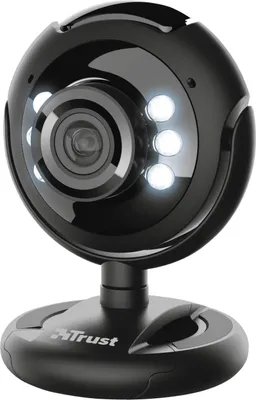 Immagine prodotto di Trust 16428 Webcam Spotlight 1.3 mp Microfono e Luci Led Nero