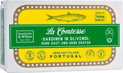 Immagine prodotto di Sarde in olio d'oliva, senza pelle e senza osso, 125 g